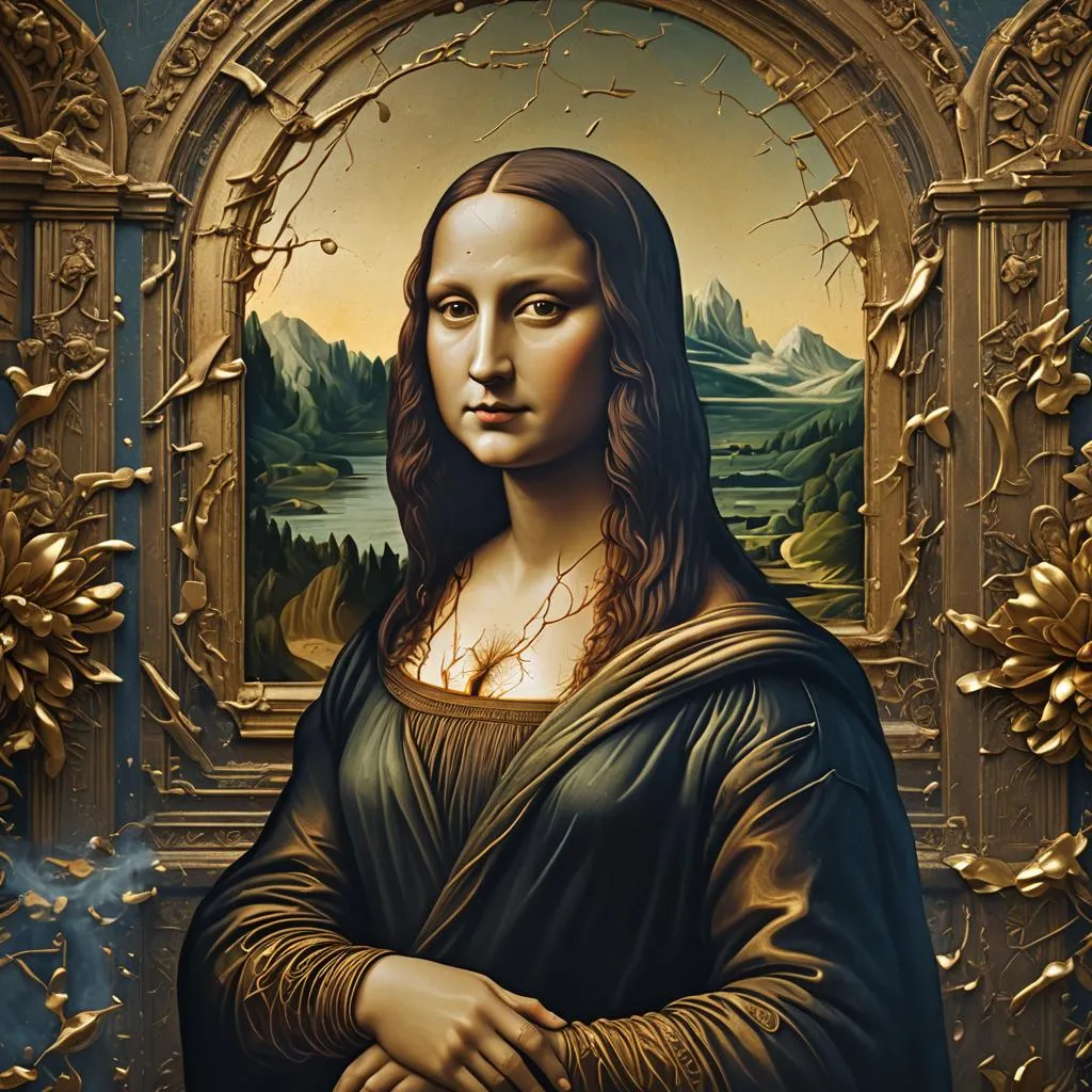 AI Mona Lisa generated 